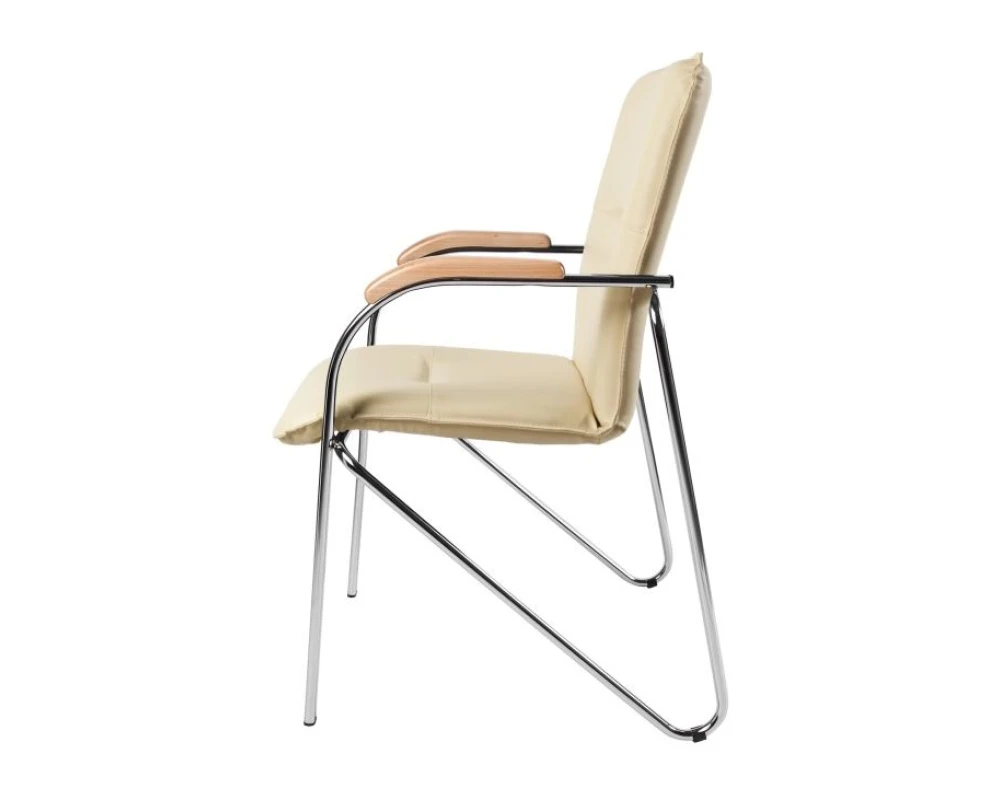 Стул D Samba RU сборный Экокожа, Бежевый/Бук