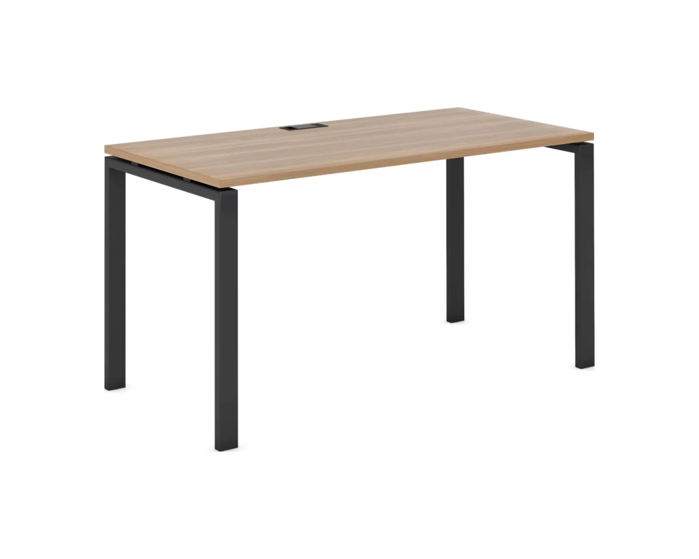 Стол письменный на П образном м/к 60х30 1400x600x750 Эвалюшн / Evolution Дуб честерфилд/Антрацит