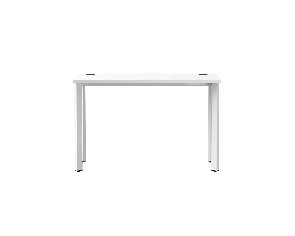 Стол прямой на металлокаркасе 1180х670х755 мм опоры 45гр Everprof ЭВО / EVO Белый/Белый