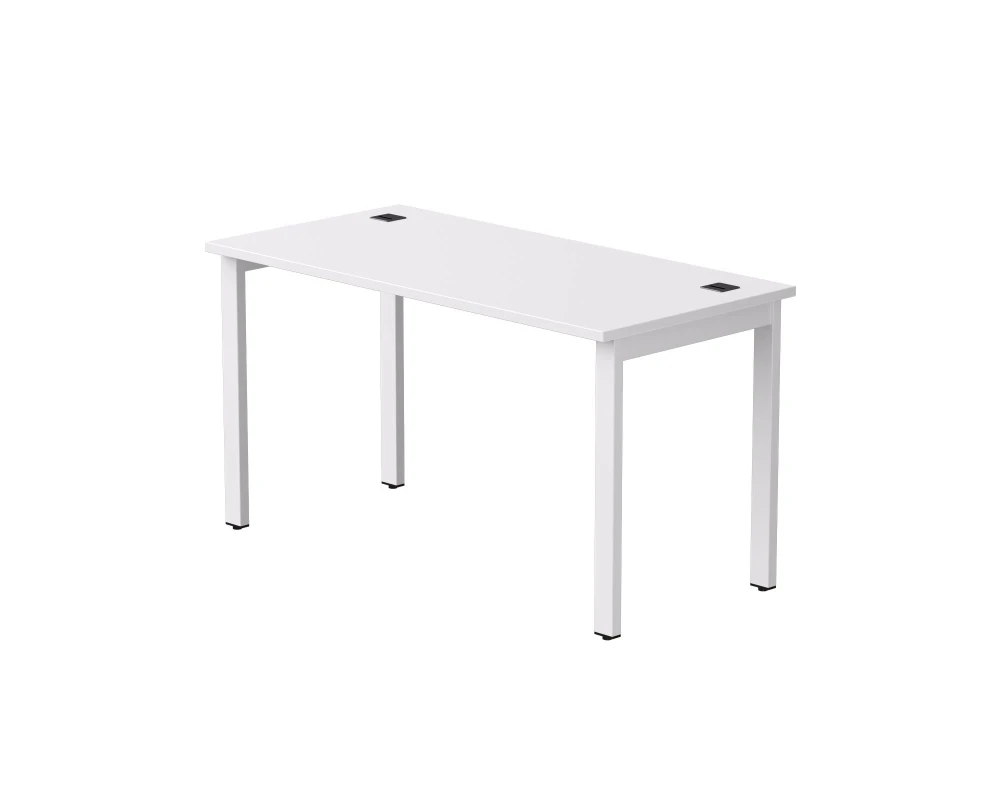 Стол прямой на металлокаркасе 1380х670х755 мм Everprof ЭВО / EVO Белый/Белый