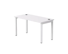 Стол прямой на металлокаркасе 1380х670х755 мм Everprof ЭВО / EVO Белый/Белый images