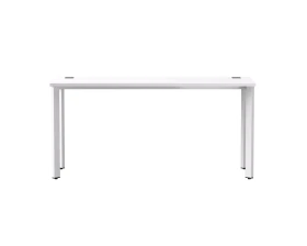 Стол прямой на металлокаркасе 1580х670х755 мм опоры 45гр Everprof ЭВО / EVO Белый/Белый images
