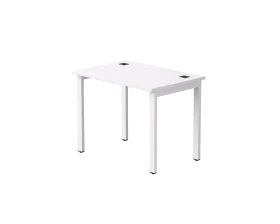 Стол прямой на металлокаркасе 980х670х755 мм Everprof ЭВО / EVO Белый/Белый images