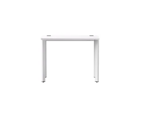 Стол прямой на металлокаркасе 980х670х755 мм опоры 45гр Everprof ЭВО / EVO Белый/Белый images