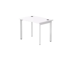 Стол прямой на металлокаркасе 980х670х755 мм опоры 45гр Everprof ЭВО / EVO Белый/Белый images