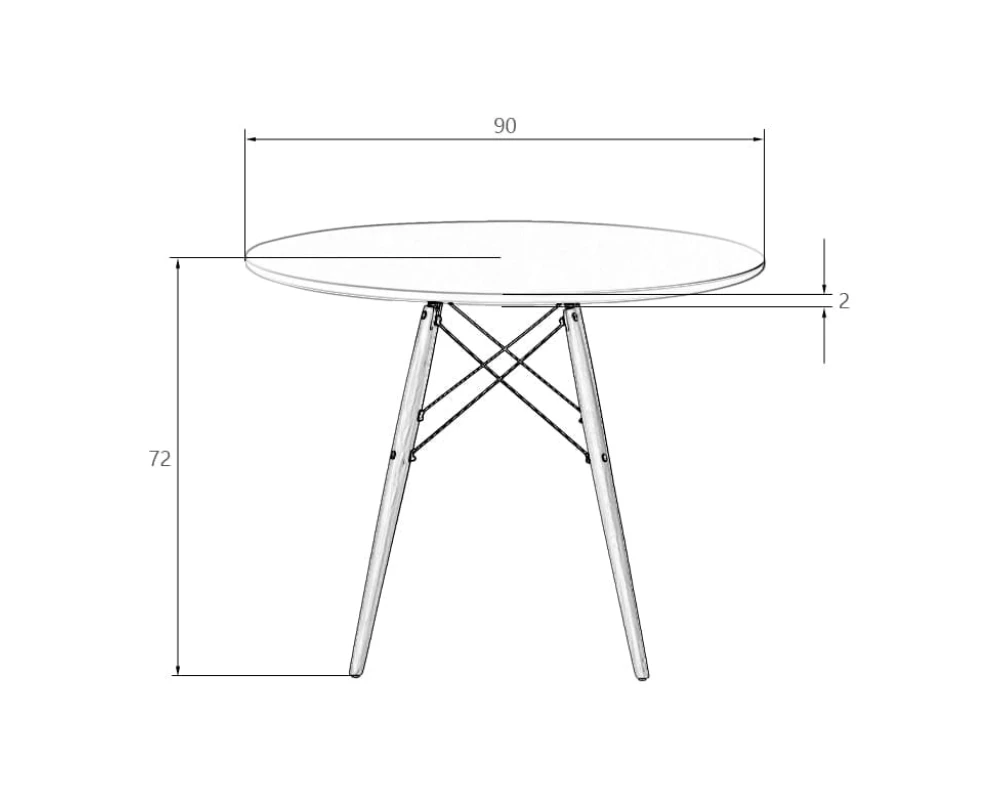 Стол обеденный CHELSEA'90