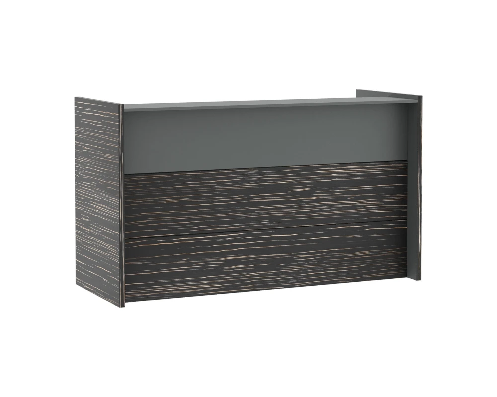 Стойка ресепшн 190 Дали / Dali шпон Эбен/Антрацит