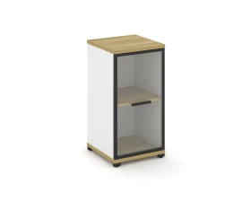 Шкаф 1 узкая секция, 2 ниши CN.STU-213 RPB B 420x420x818 Концепт / Concept images