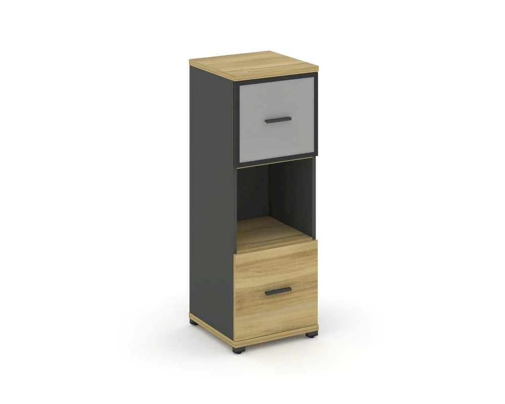 Шкаф 1 узкая секция, 3 ниши CN.STU-315 RMB A 420x420x1186 Концепт / Concept