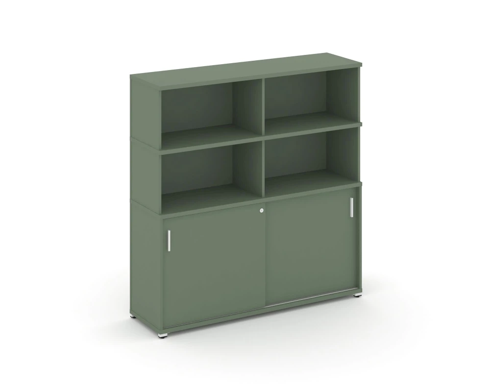 Шкаф-купе опорный/приставной с надставкой выс. CN.SOPK-006 W 1480x420x1530 Концепт / Concept