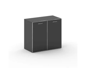 Шкаф широкий низкий стекл. дверь 896x460x807 Фреско / Fresco images