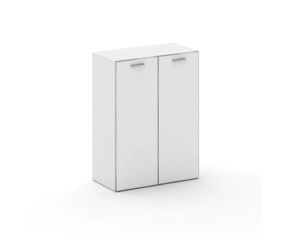 Шкаф широкий средний стекл. дверь закрытый 896x460x1202 Фреско / Fresco