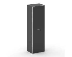 Шкаф средний высокий универсальный стекл. дверь 600x460x2000 Фреско / Fresco images