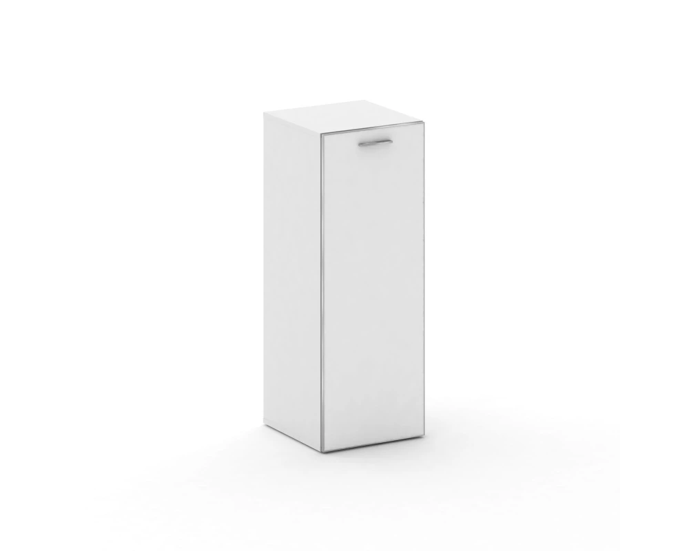 Шкаф узкий средний правый стекл. дверь закрытый 450x460x1202 Фреско / Fresco