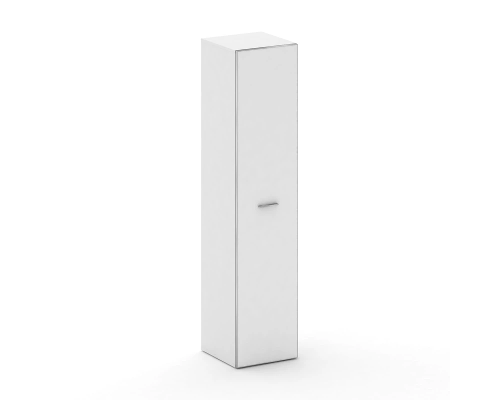 Шкаф узкий высокий универсальный стекл. дверь 450x460x2000 Фреско / Fresco