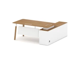 Стол руководителя левый 1800x1798x750 Фреско / Fresco images