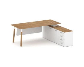 Стол руководителя правый 2000x1798x750 Фреско / Fresco images