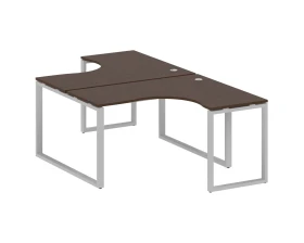 Рабочая станция криволинейная на О-образном м/к 140x243,5x75 Метал Систем / Metal System images