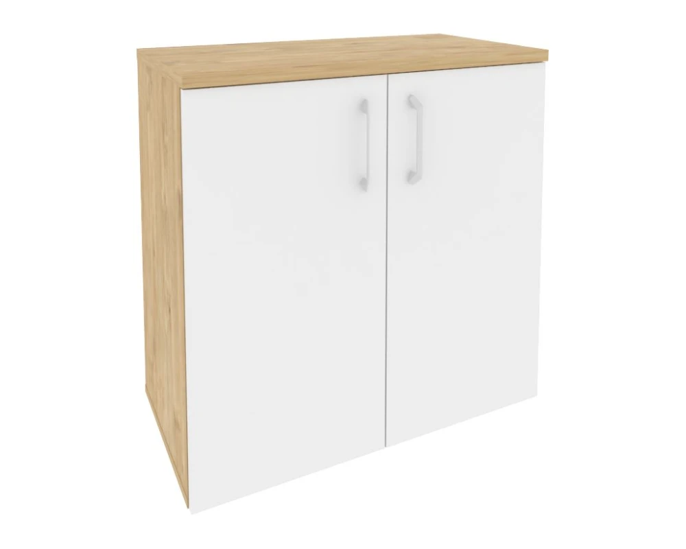 Шкаф низкий широкий (2 низких фасада ЛДСП) 800x420x823 Оникс / Onix