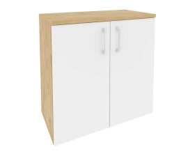 Шкаф низкий широкий (2 низких фасада ЛДСП) 800x420x823 Оникс / Onix images