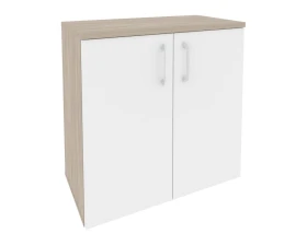 Шкаф низкий широкий (2 низких фасада ЛДСП) 800x420x823 Оникс / Onix images