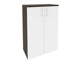 Шкаф средний широкий (2 средних фасада ЛДСП) 800x420x1207 Оникс / Onix images