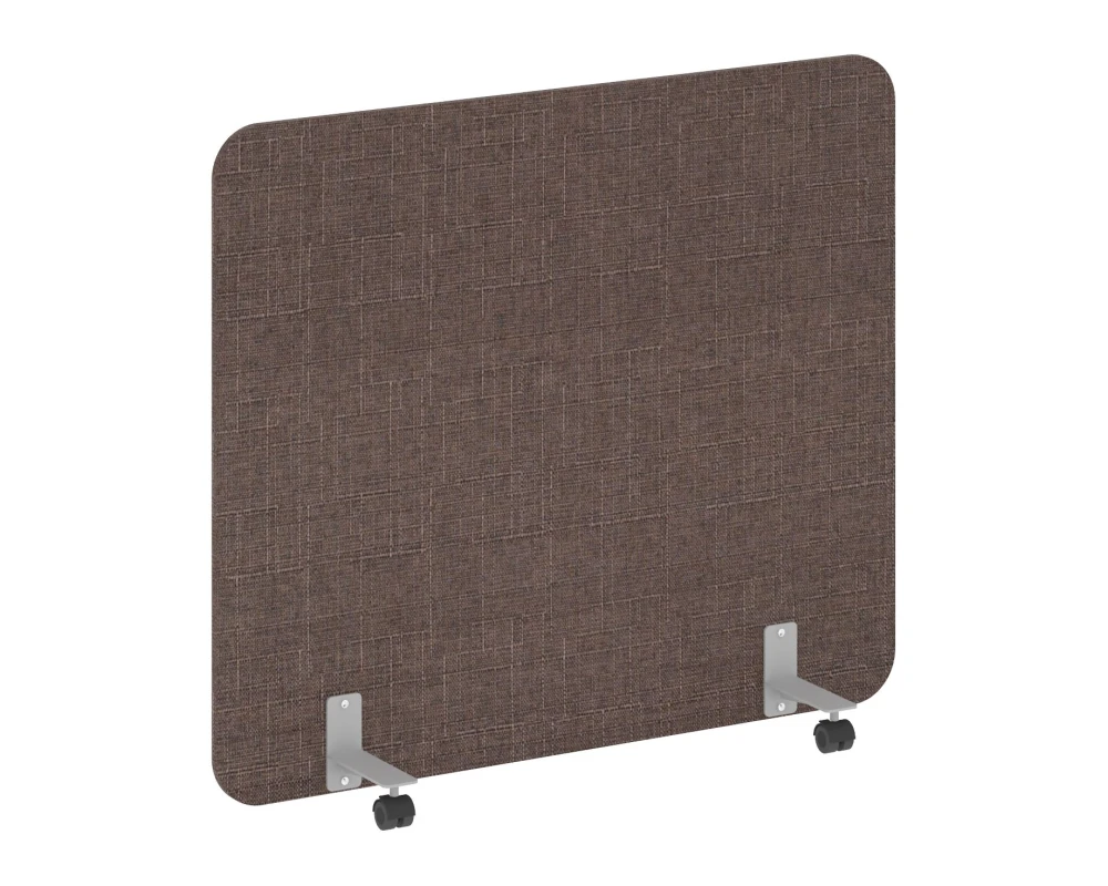 Перегородка на металлических опорах, на роликах 1360x18x1200 Р-лайн софт / R-line soft