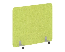 Перегородка на металлических опорах, на роликах 1360x18x1200 Р-лайн софт / R-line soft images