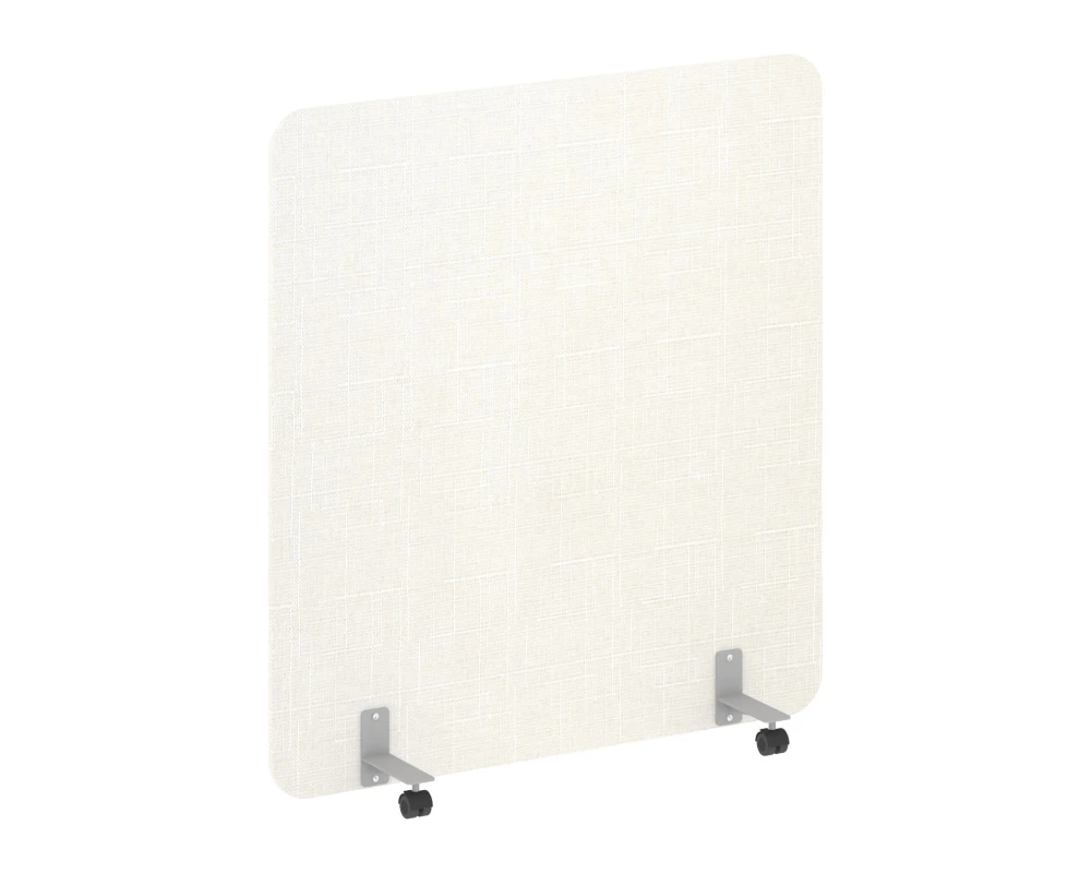 Перегородка на металлических опорах, на роликах 1360x18x1500 Р-лайн софт / R-line soft