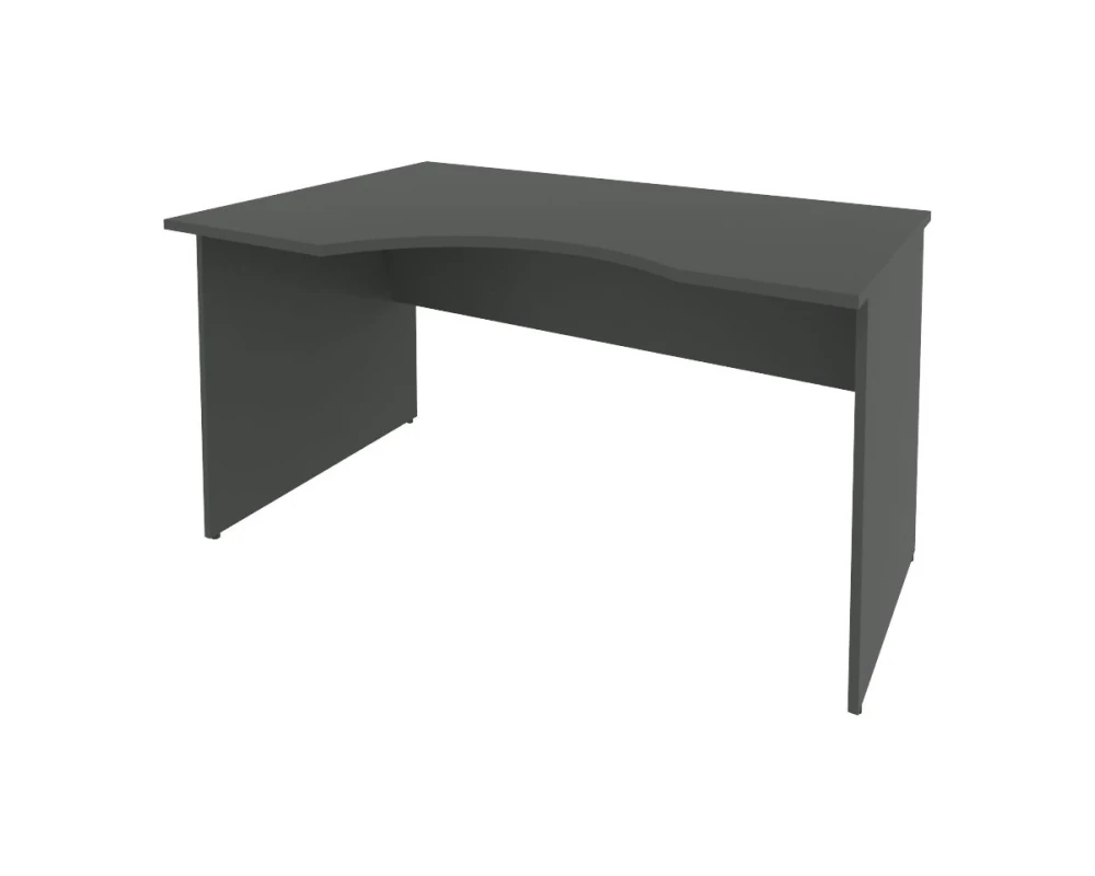 Офисный стол криволинейный левый 1400x900x755 Рива / Riva