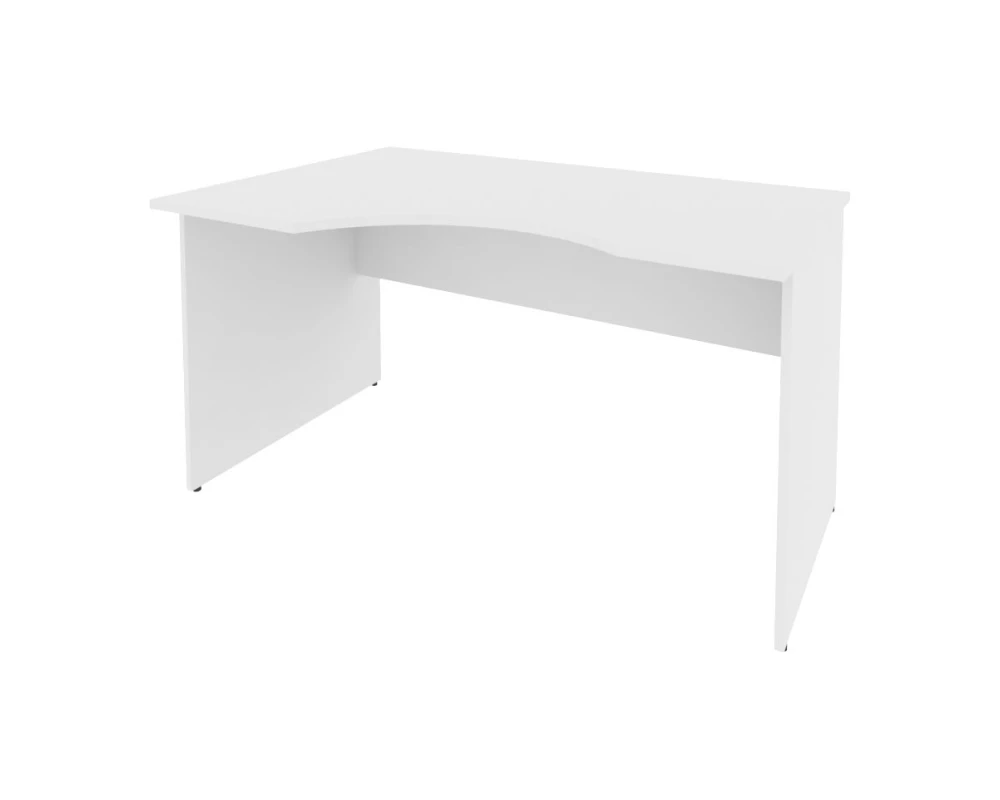 Офисный стол криволинейный левый 1400x900x755 Рива / Riva