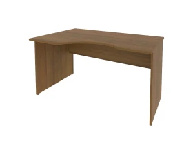 Офисный стол криволинейный левый 1400x900x755 Рива / Riva images