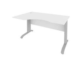 Стол криволинейный левый металлокаркас 1400x900x755 Рива / Riva images