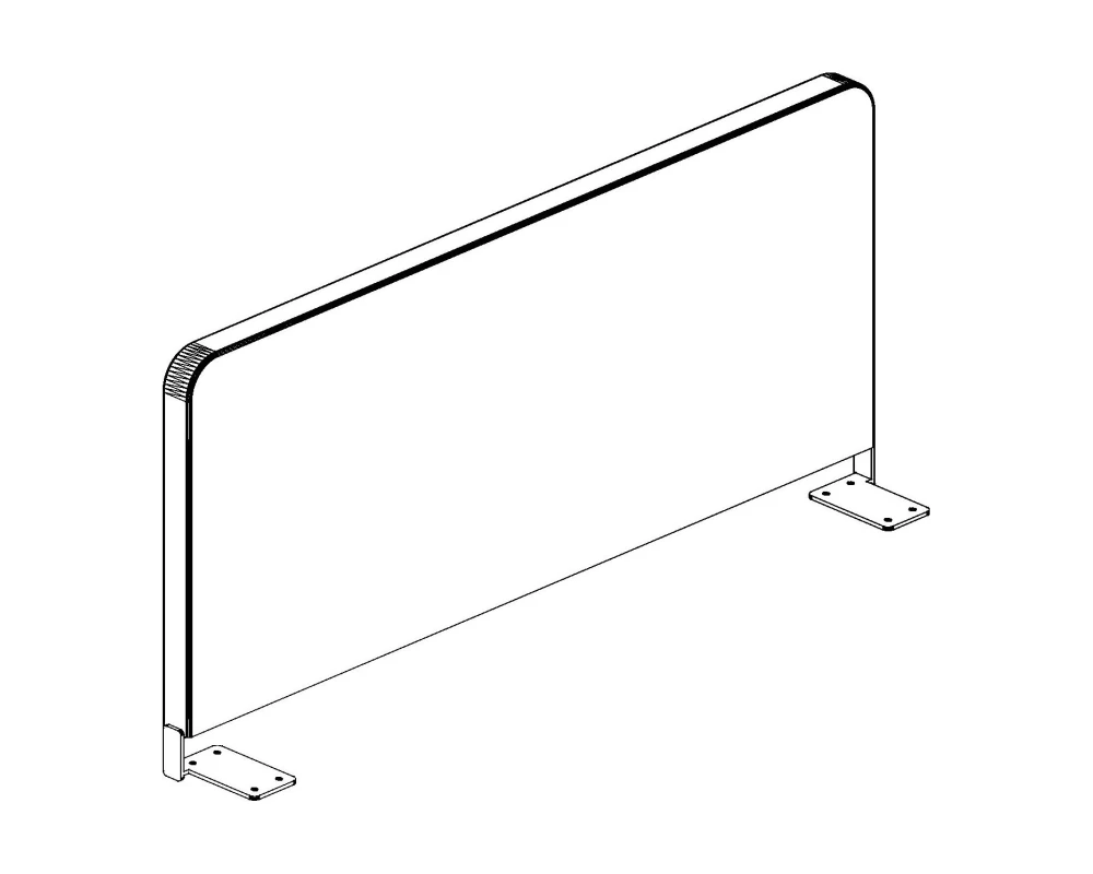 Экран боковой ЛДСП 600х16х397 Стайл Проджект / Style Project