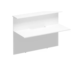 Модуль ресепшн прямой с вырезом без опор 160x76,8x120 Комфорт images