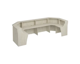 Стойка ресепшн П-образная с вырезом 430 Комфорт images