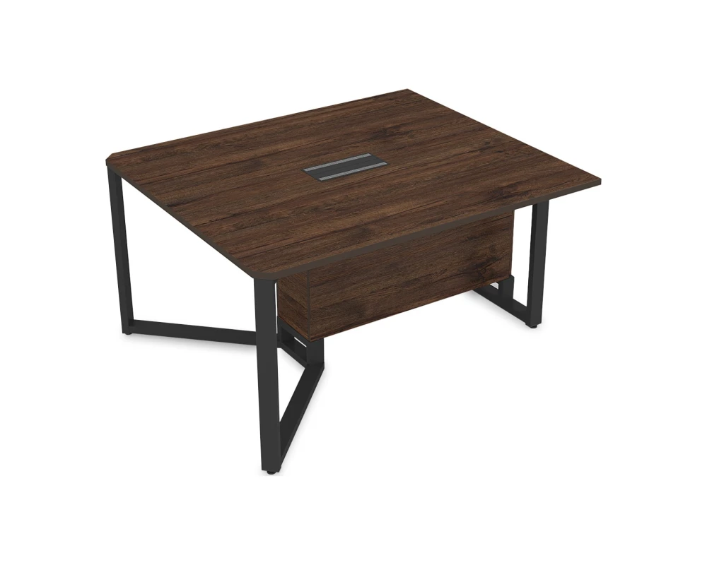 Стол-квадрат Бенч, начальный модуль (1400x1600x750) САММИТ / SUMMIT