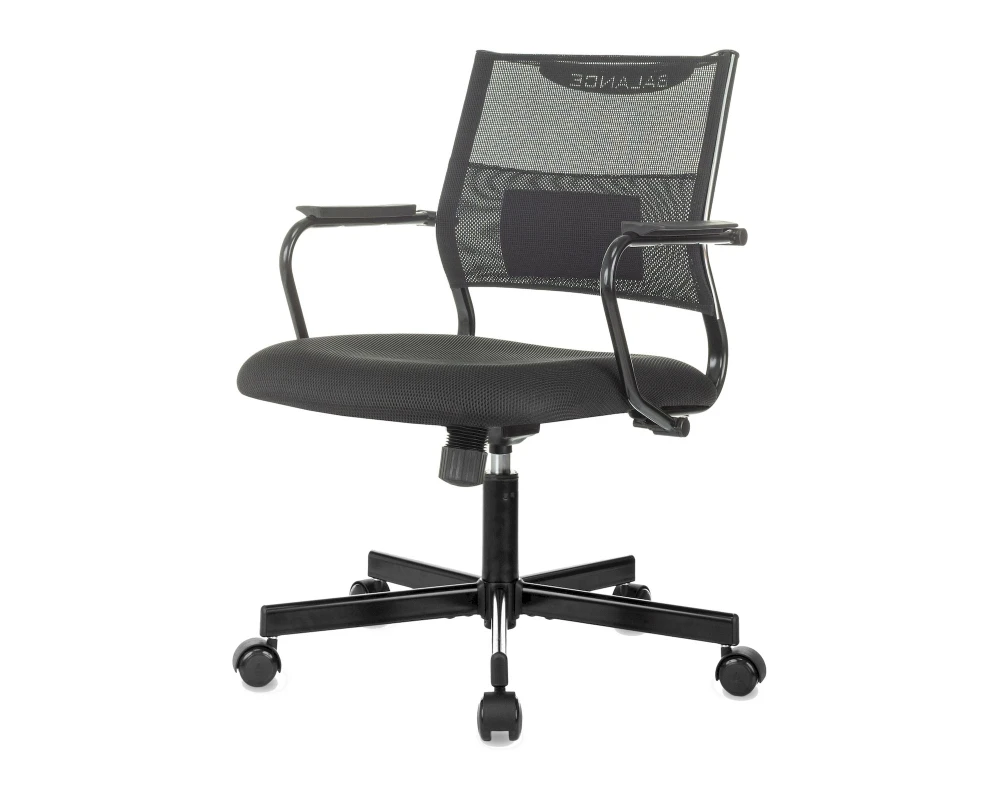 Кресло Бюрократ CH Баланс Лоу / Balance-Low Сетка/ Ткань, Черный