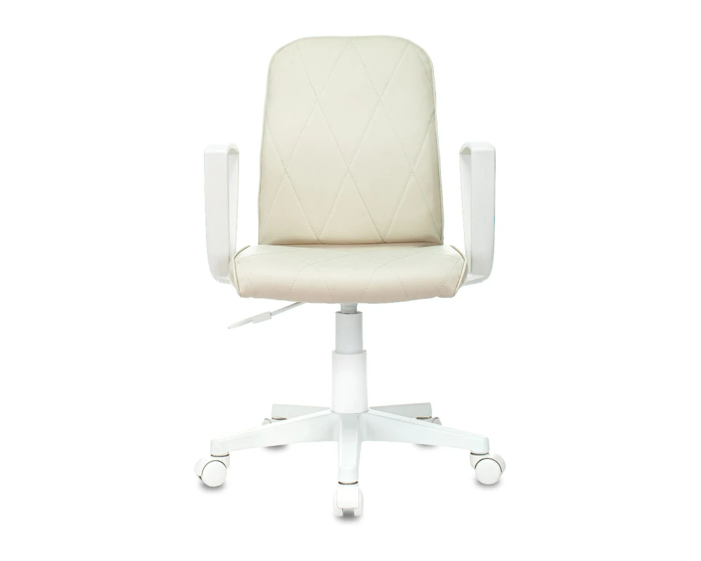 Кресло Бюрократ CH-W327 Экокожа, Слоновая кость