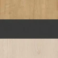 Дуб гамильтон/Черный графит/Бук