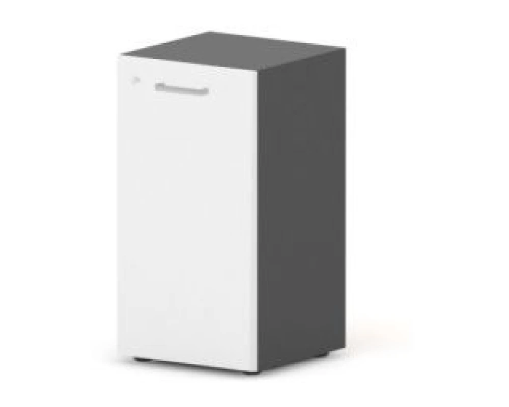 Шкаф закрытый узкий, 2 уровня, правый 40х40х75,5 Accord Director