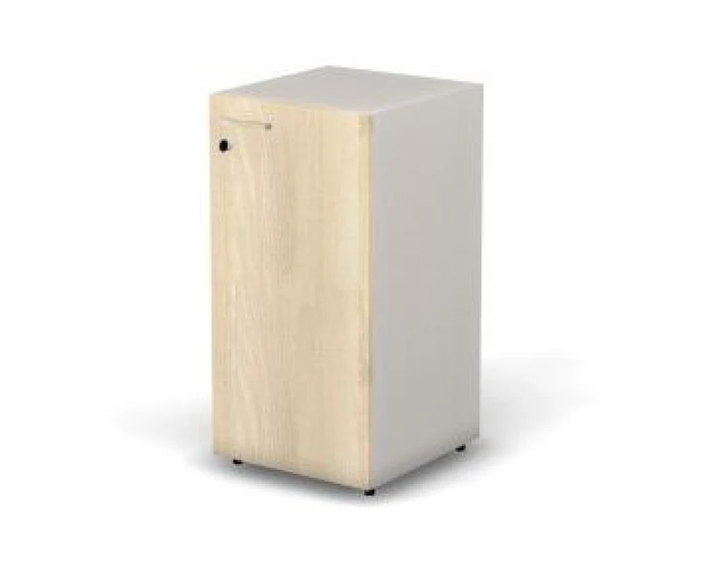 Модуль шкафа, задняя стенка ДВП, правый, с замком 39,9х40,4х80 Activ Director Акация светлая/Серый