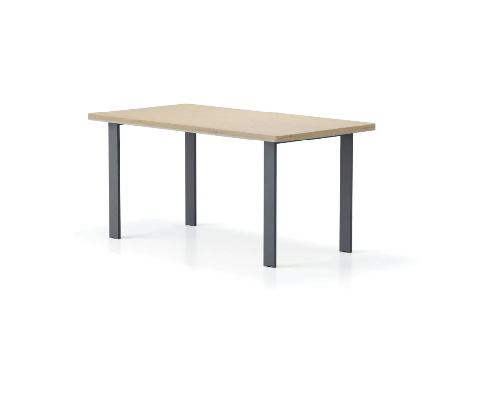 Стол прямой, П-образные опоры 180х85х75 Activ Director Акация светлая/Антрацит