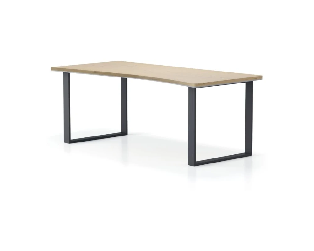 Стол симметричный, O-образные опоры 180х93,4х75 Activ Director Акация светлая/Антрацит