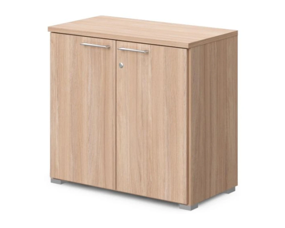 Шкаф широкий низкий с замком, ХДФ, 80х42х74 Smart Director Дуб медовый