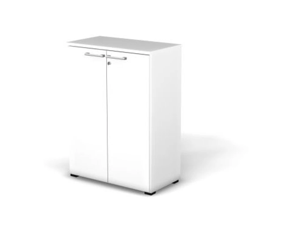 Шкаф закрытый 3 ур., с замком, задняя стенка HDF, 78,6х42х107,9 Smart Director Белый