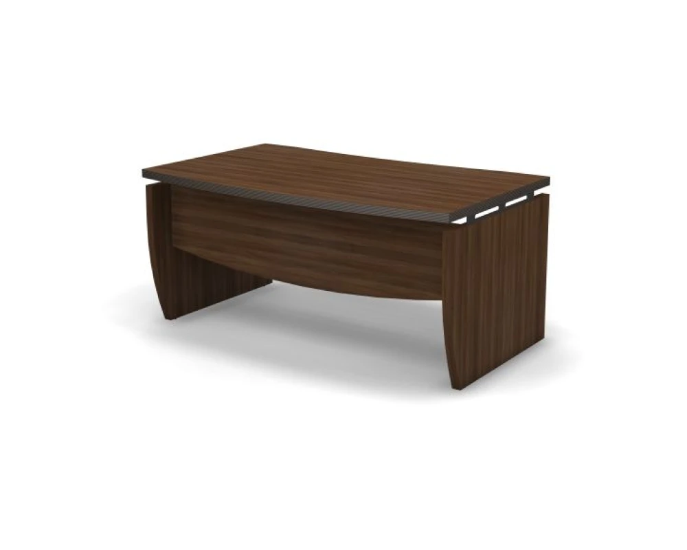 Стол руководителя радиальный 160,4х100х75,5 Smart Director Орех табак