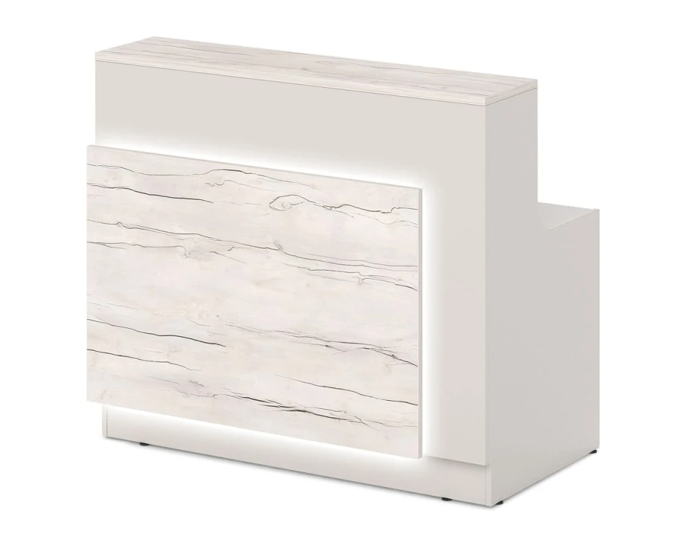 Ресепшн прямая отдельностоящая с RGB подсветкой T-85 Лавана / Lavana