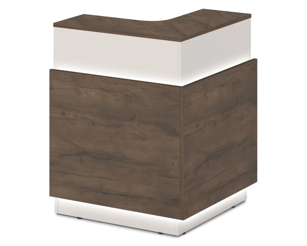 Угловая отдельностоящая секция с RGB подсветкой Лавана / Lavana