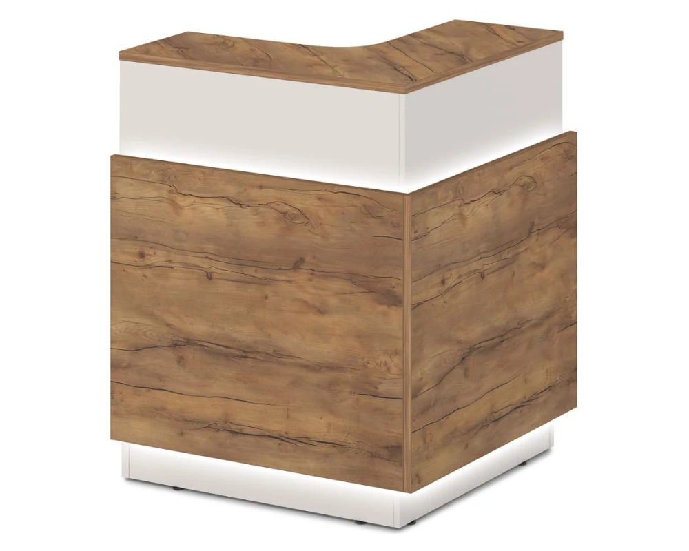 Угловая отдельностоящая секция с RGB подсветкой Лавана / Lavana